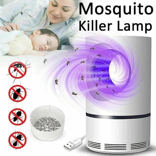 USB Mosquito Killer Lamp with UV Light & Collection Tray