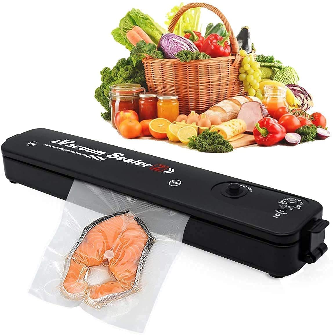 Automatic Food Vacuum Sealer Machine, Dry & Moist Modes