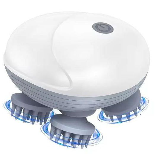 Electric Silicone Cat Massager with Gentle Vibration