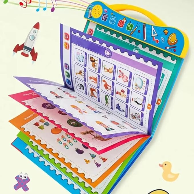 Interactive Musical Phonics Learning Book for Kids