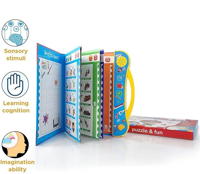 Interactive Musical Phonics Learning Book for Kids