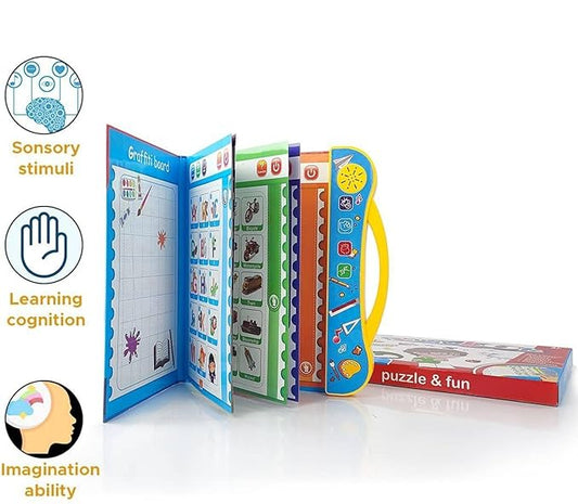 Interactive Musical Phonics Learning Book for Kids