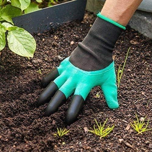 Waterproof Garden Gloves with Claws, Free Size