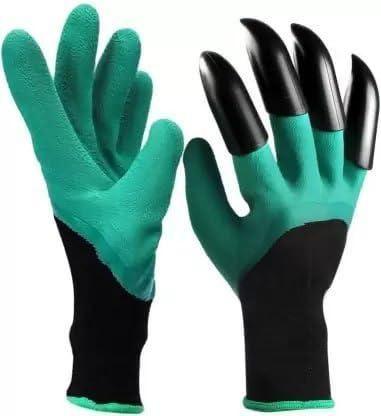 Waterproof Garden Gloves with Claws, Free Size