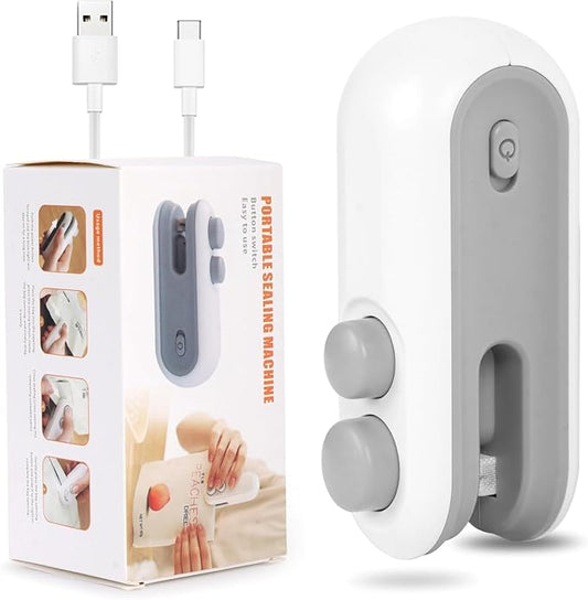 2-in-1 Mini USB Rechargeable Bag Sealing & Cutting Machine