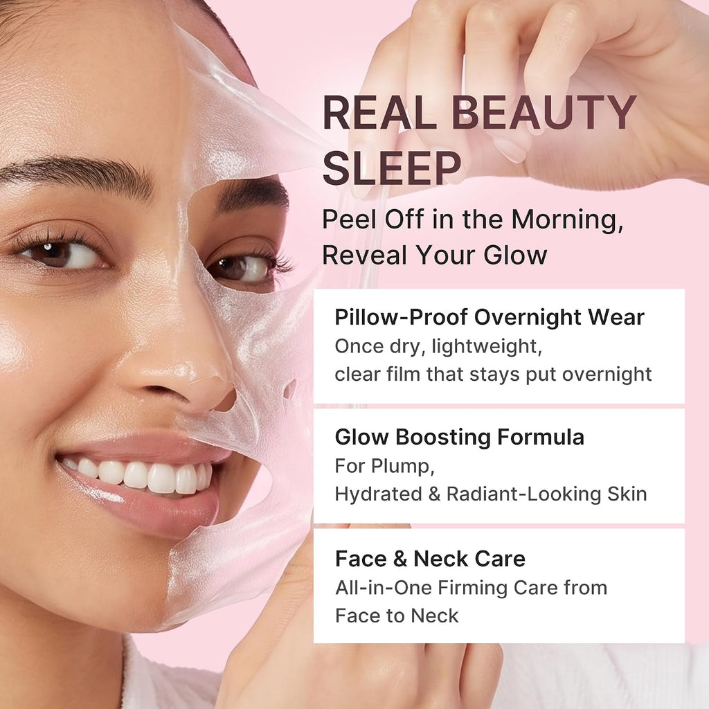 SevenLakes™ (Medicube Edition) Korean Bio-Collagen Night Wrapping Mask — 1-Night "Glass Skin" & Pore-Tightening Pillow-Proof Peel (Niacinamide + Ceramide NP, 75ml)