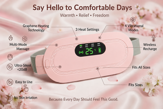 SevenLakes™ Portable Period Pain Relief & Massage Belt