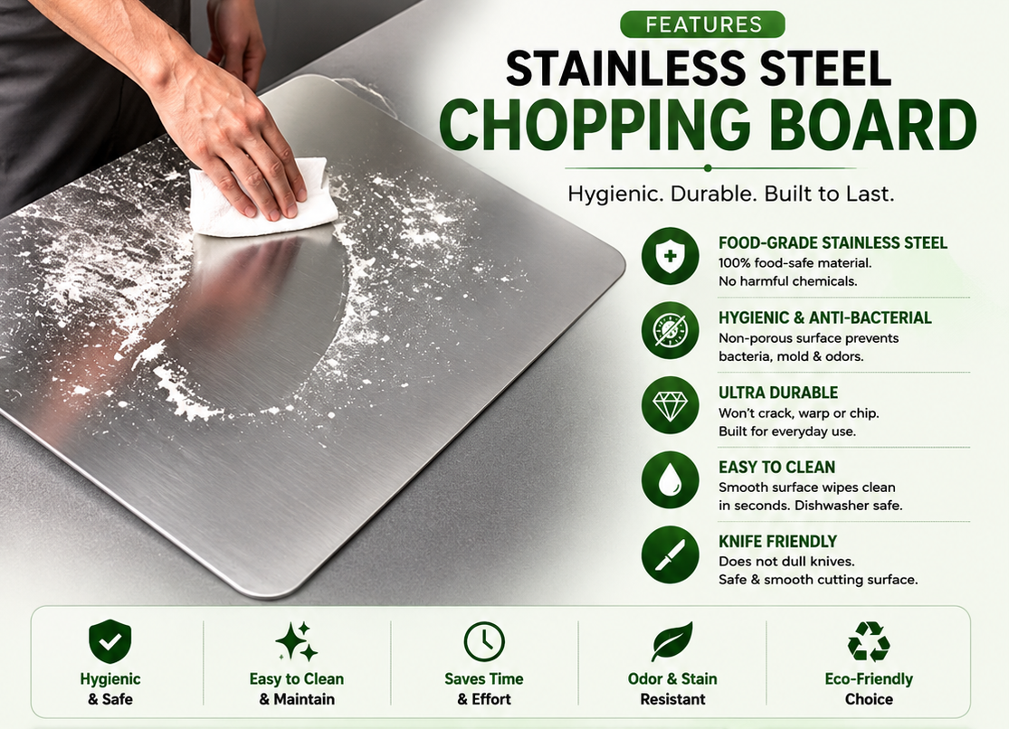 Stainless Steel Chopping Board