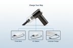 Alternative charging methods for the handheld vacuum